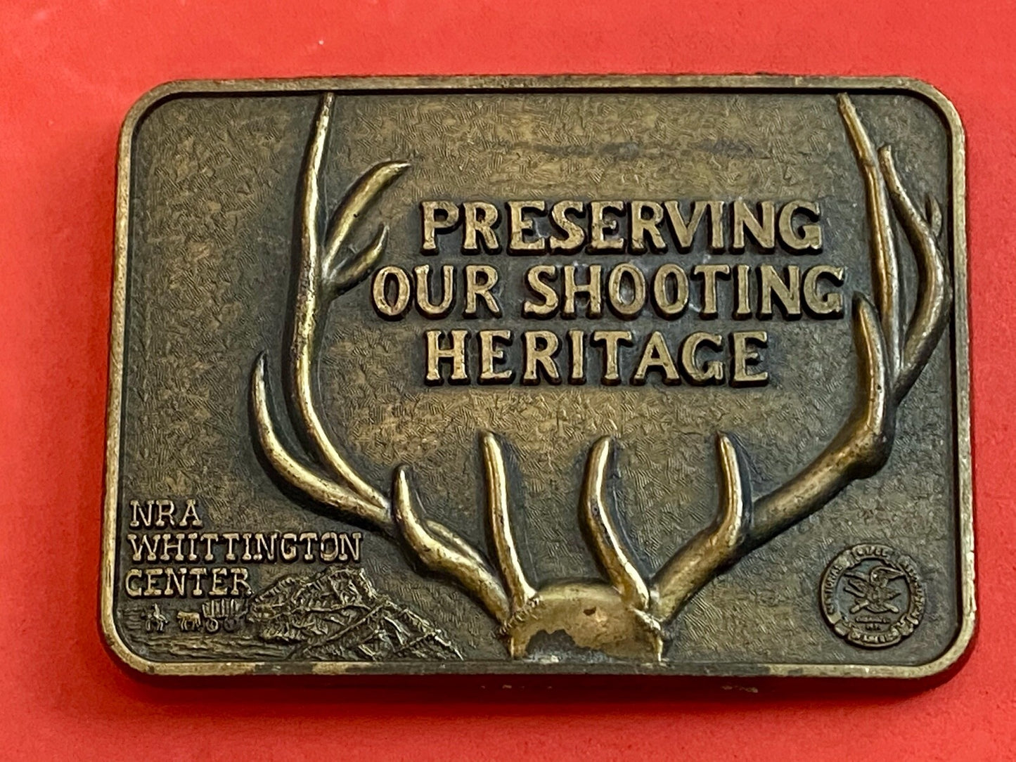 Belt Buckle Preserving shooting Heritage Gun Owners National Rifle Association