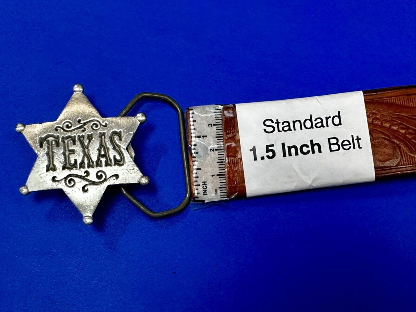 Texas Ranger Star Badge Shaped Vintage 1981 - The Great American Belt Buckle Co