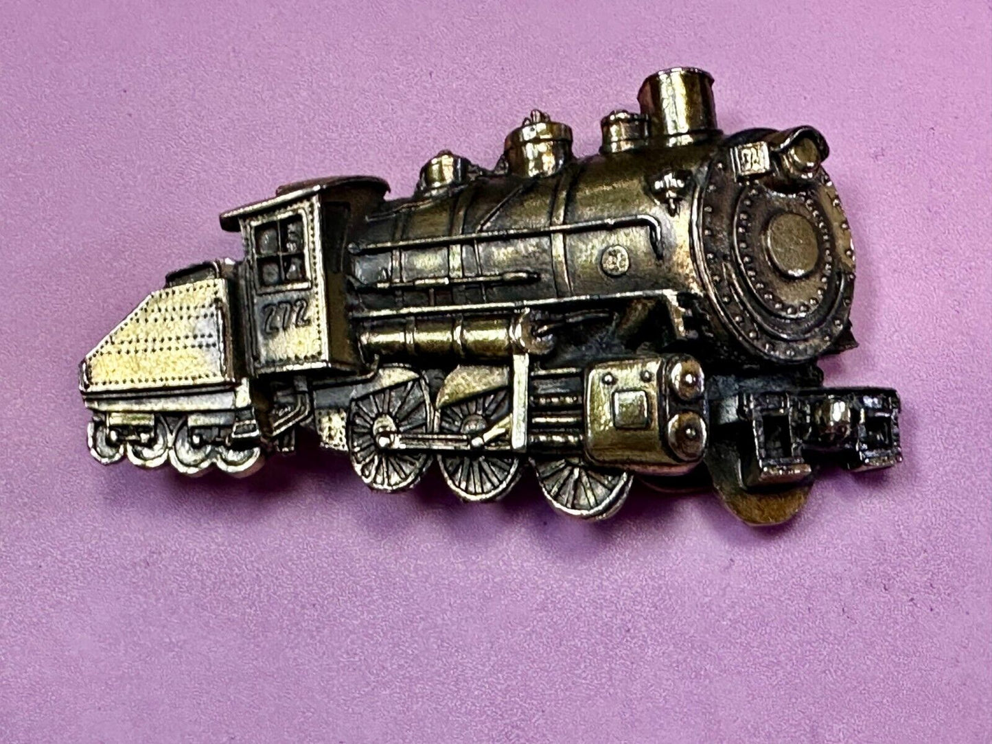 272 Train Locomotive RailRoad Vintage 1980 - The Great American Belt Buckle Co
