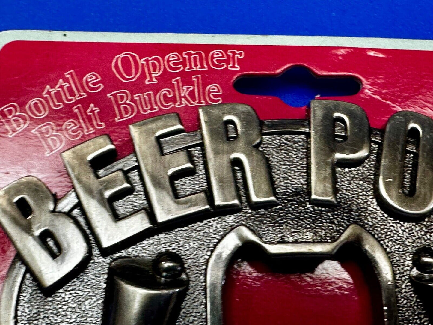Beer Pong Champ - NOS Kalan Bottle Opener & Belt Buckle - Perfect pick up Line!
