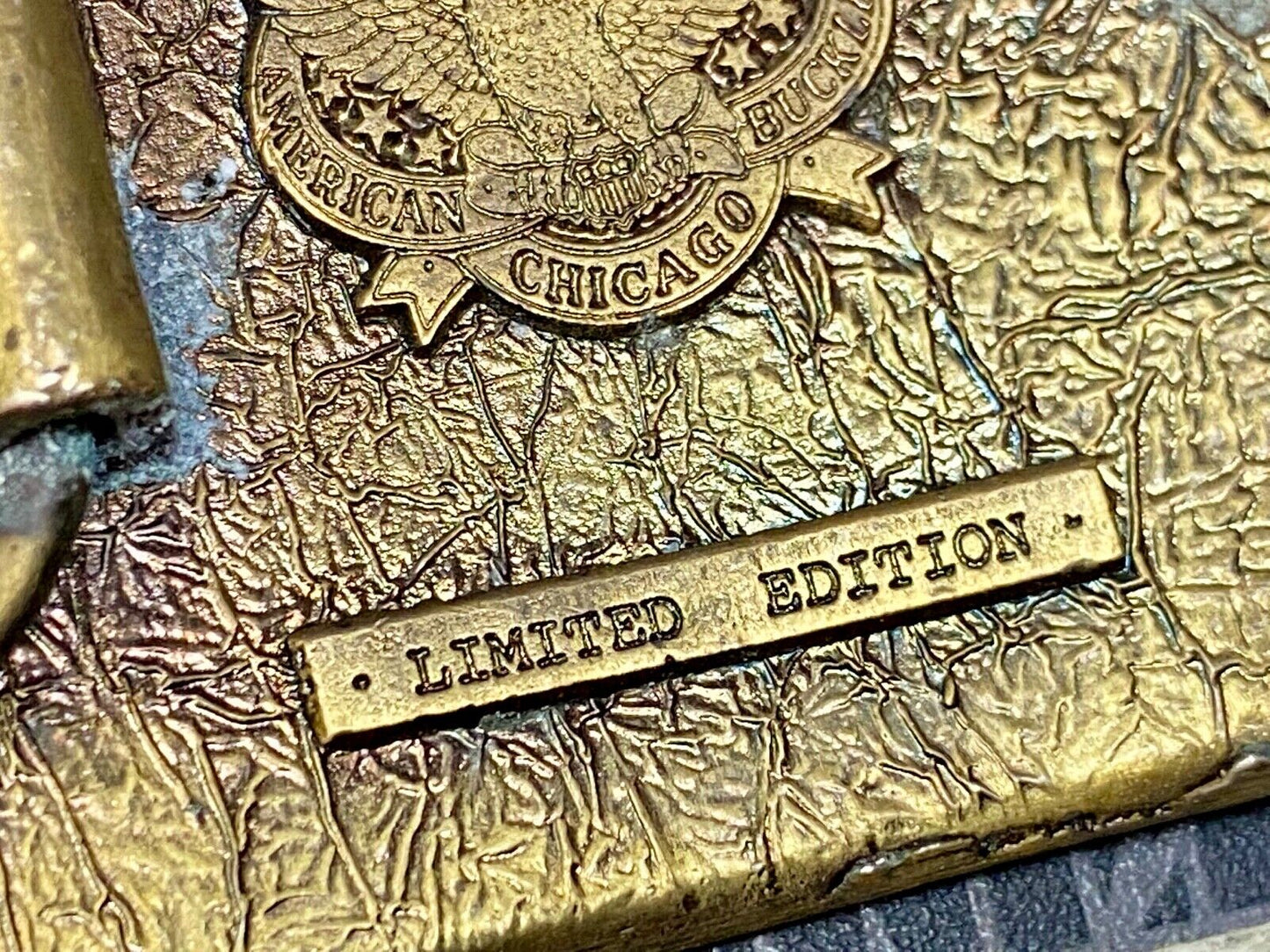 Vintage 1978 **Sperry New Holland Twin Rotor Combine** Belt Buckle