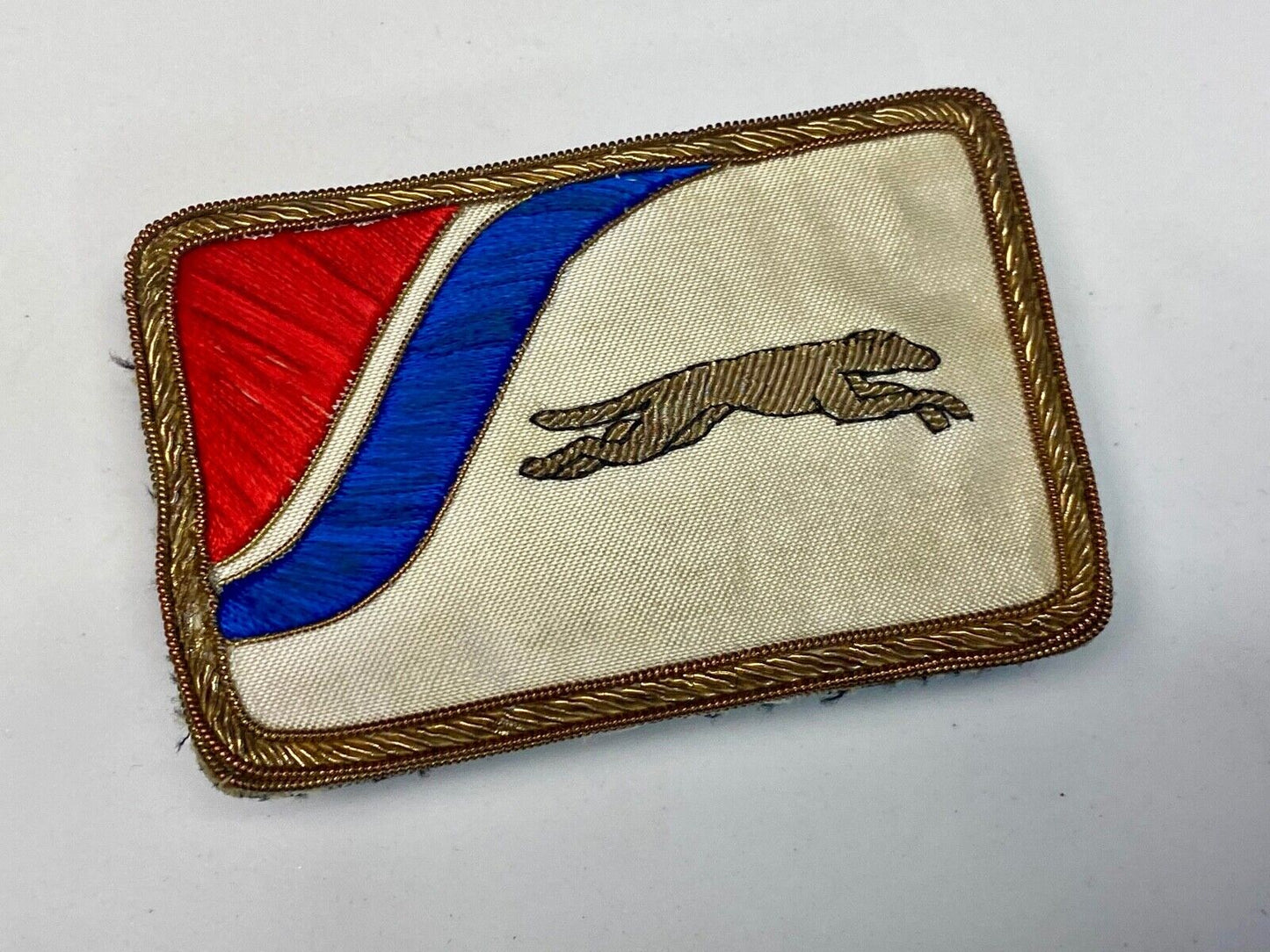 Vintage Greyhound Bus Transportation Co National Emblem Plaque, Auto Plate