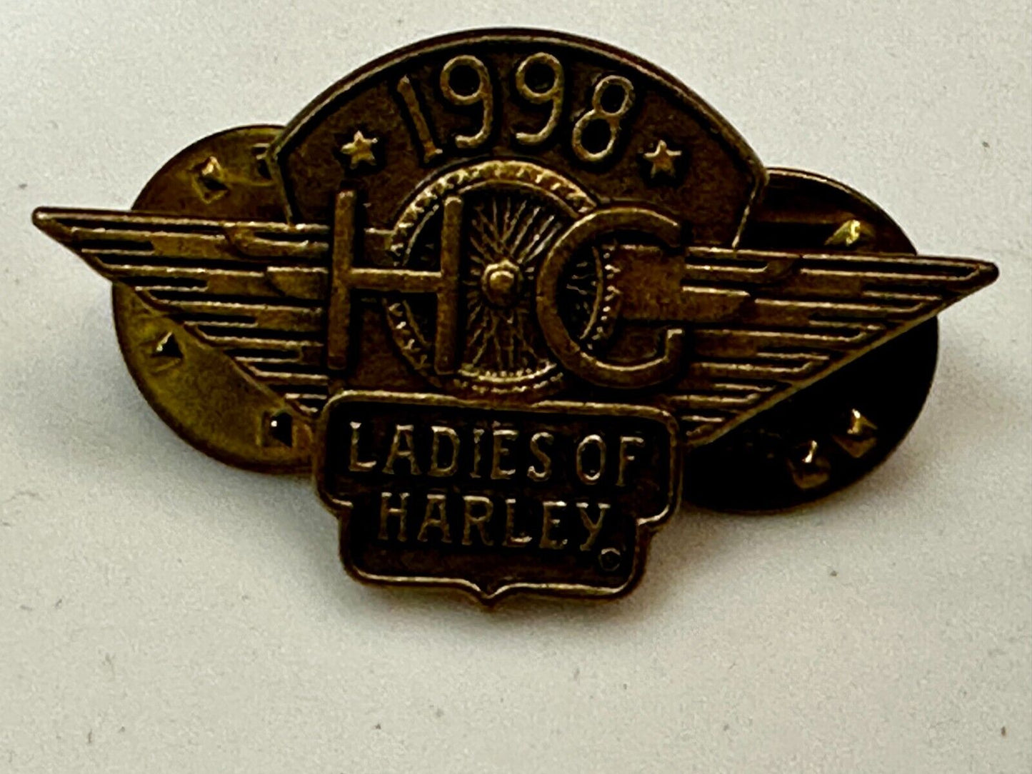 1998 Ladies of Harley Davidson Owners Group HOG Pin for Jacket or Vest