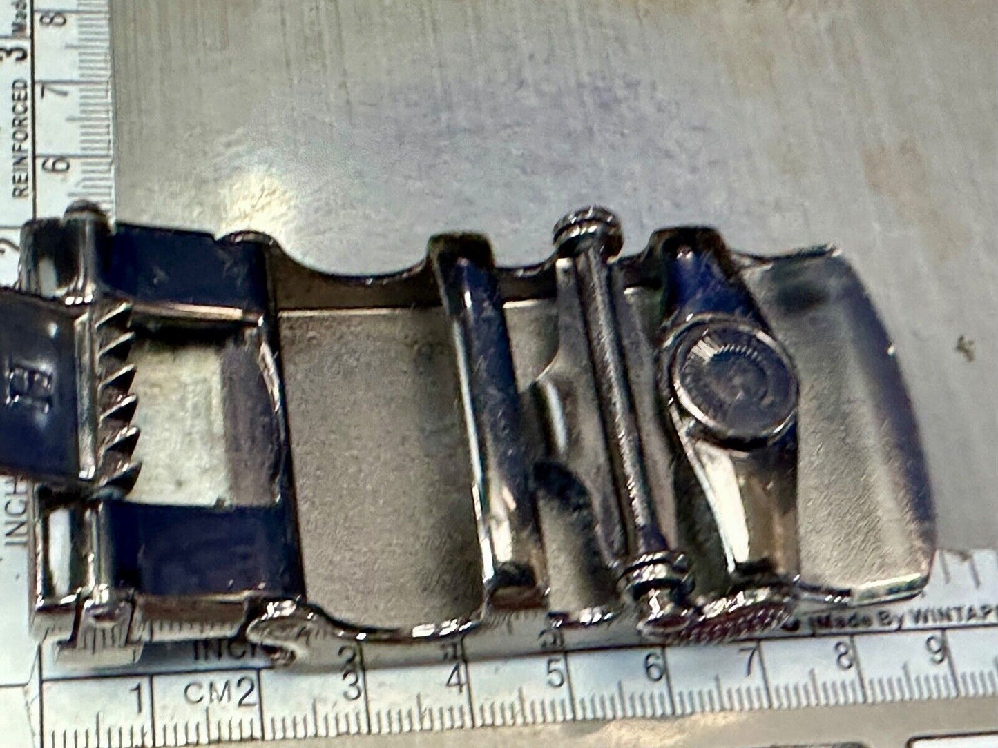 American Eagle - Replacement Racket style dress vintage belt buckle