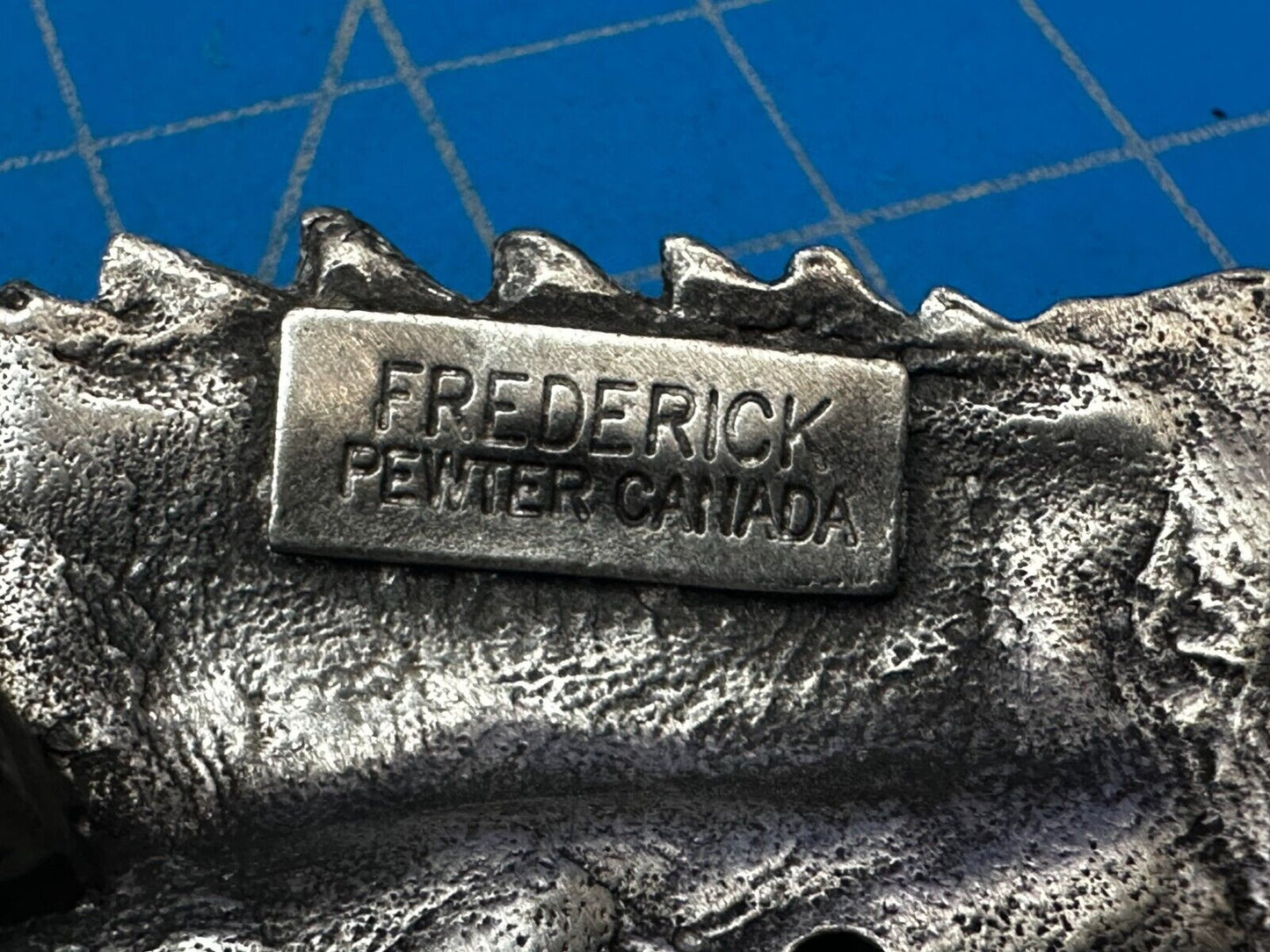 Vintage Eagles Head - Highly Detailed - Frederick Pewter Canada Belt Buckle
