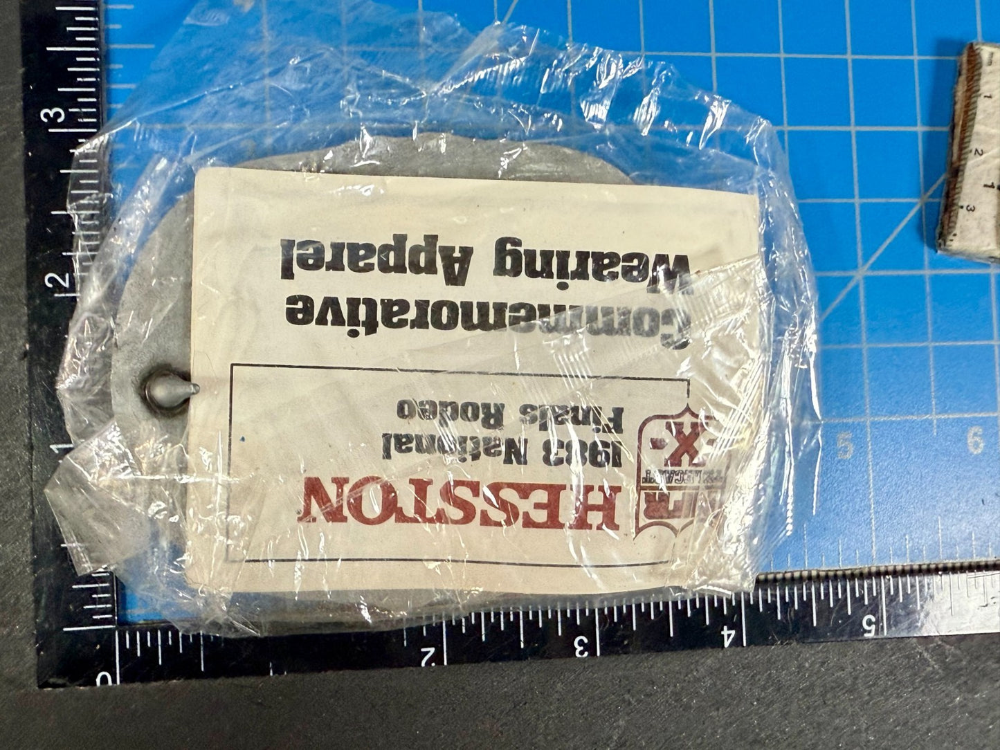 1983 Hesston Nfr National Finals Rodeo 25Th Anniversary Series NOS Belt Buckle