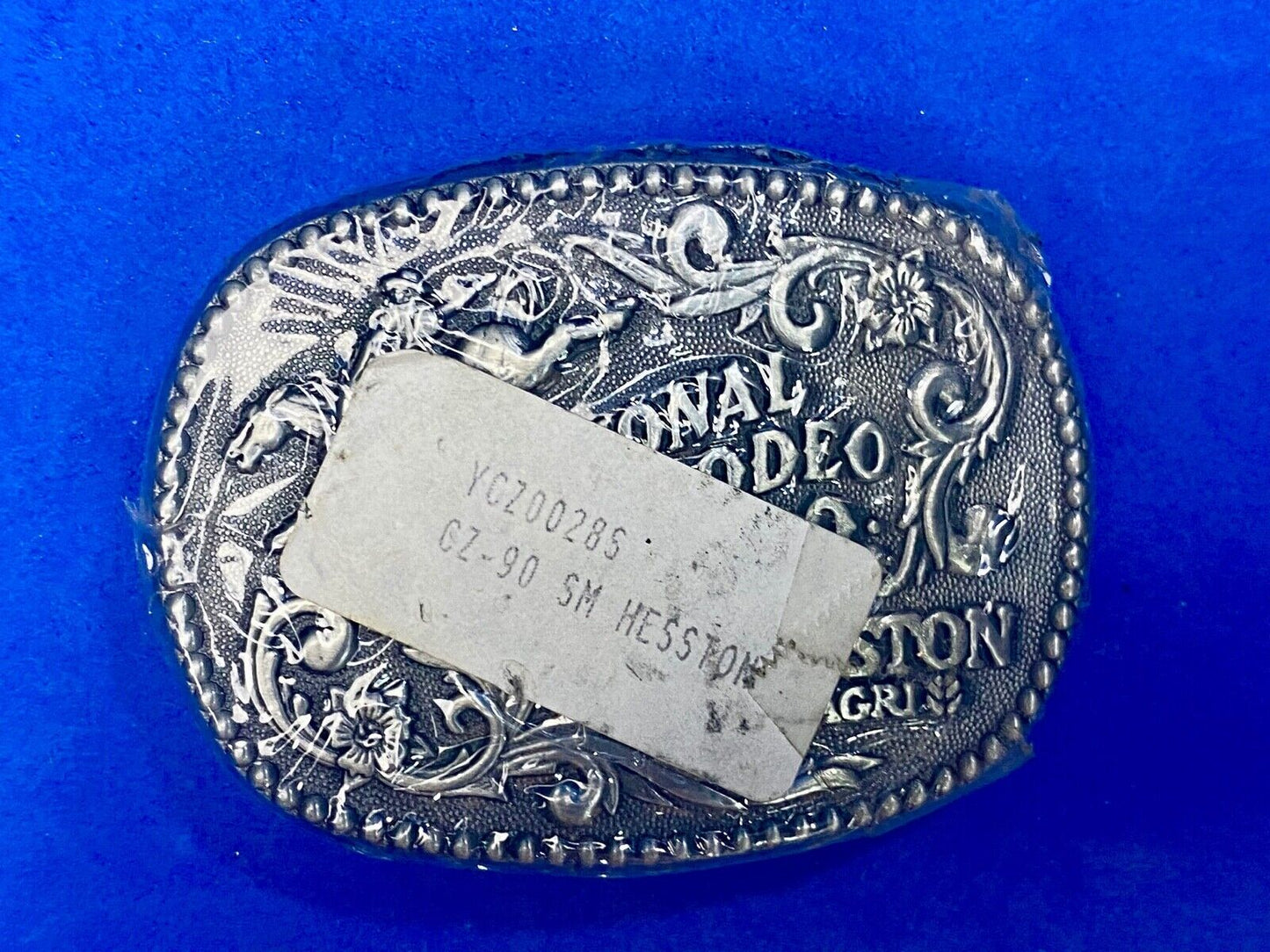 1990 National Finals Rodeo Youth Hesston Belt Buckle NFR Commemorative