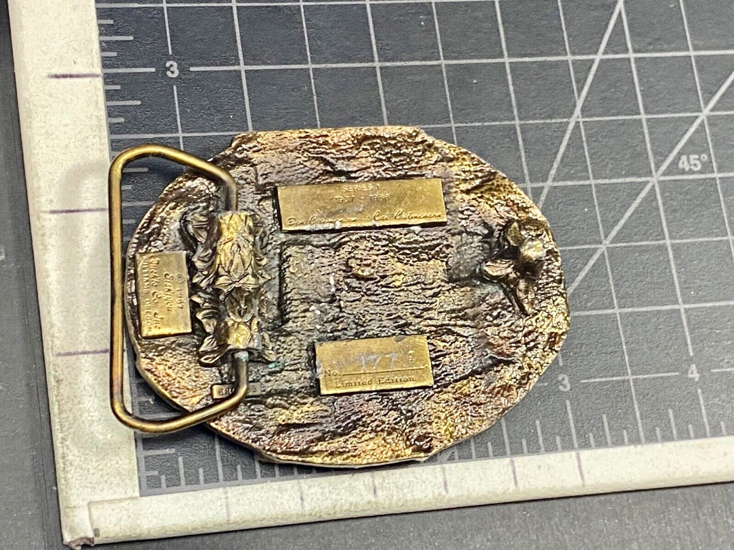 Tisco Tractor Implement Supply Agriculture Farm 52 Year Celebration Belt Buckle