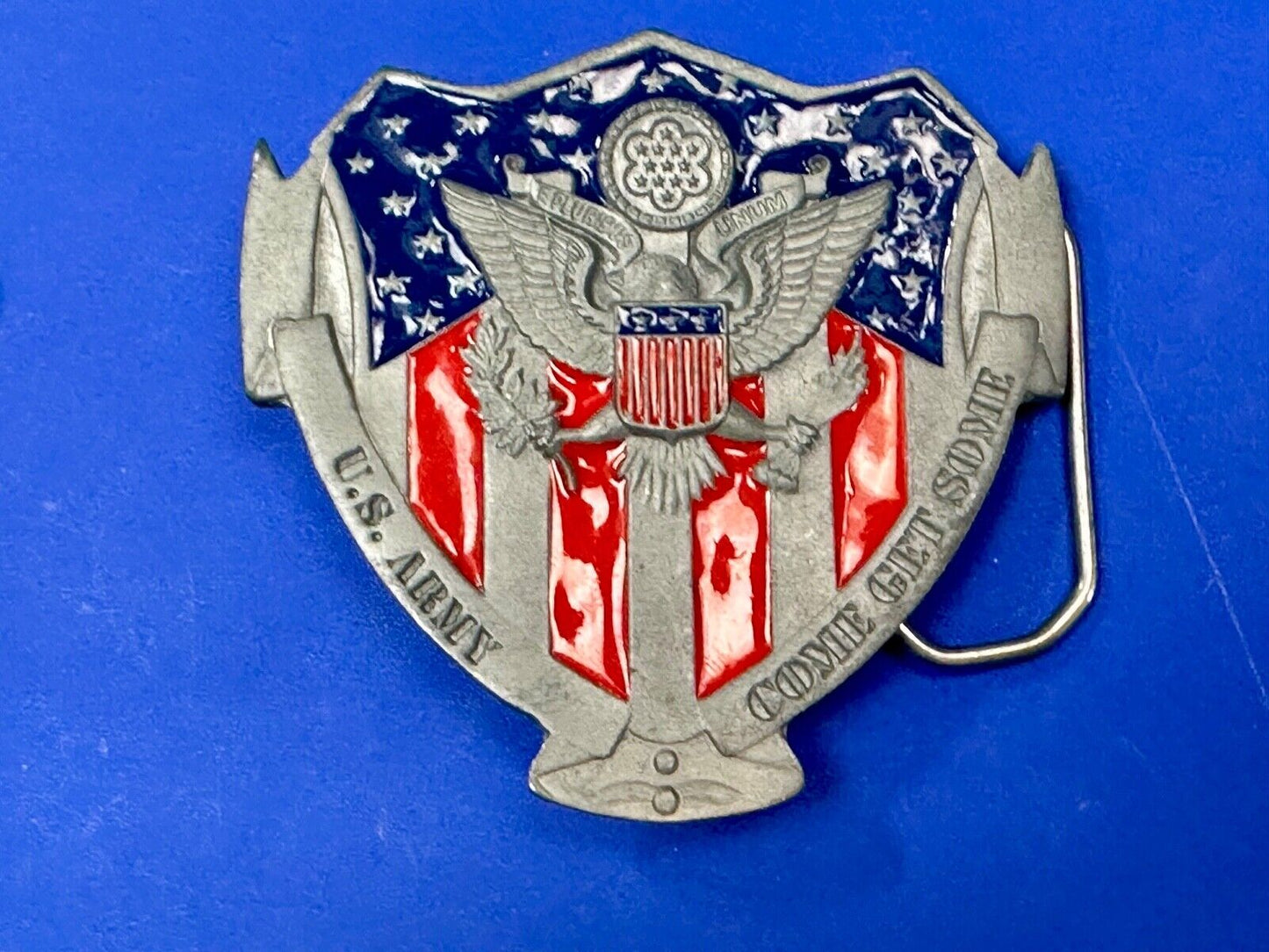 U.S. Army Patriotic America Belt Buckle Come Get Some Buckle Great American Prod