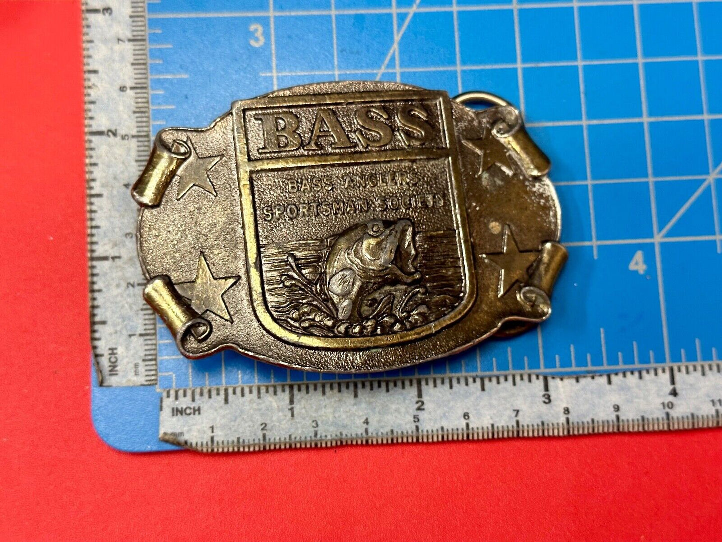 BASS Fishing Anglers Sportsman's Society Club 0 Great American Belt buckle Co