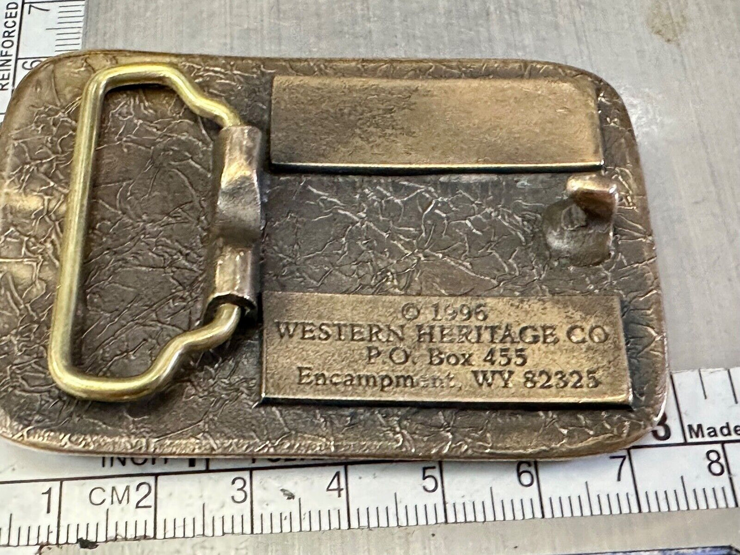 Battle Command Training Program US Army award 1996 Western Heritage belt buckle