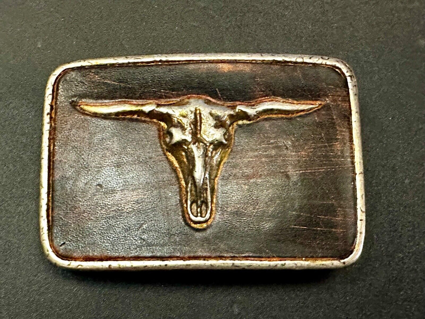 Texas Longhorn Vintage western Belt Buckle by BED STU Buckles Gotta Have em.