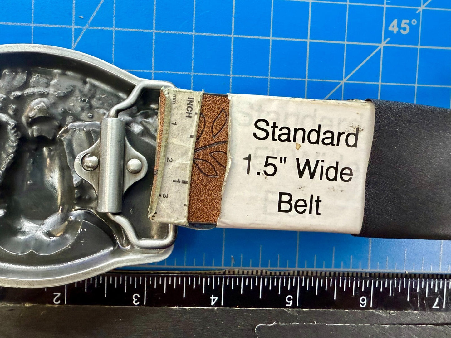 Bad to the Bone Longhorn Cow Bull Head Steer Western Cowboys Devil Belt Buckle