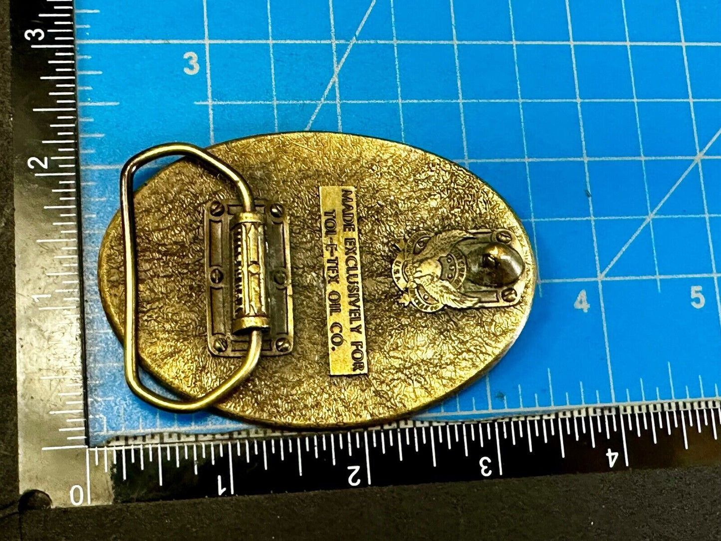 TOL-L-Tex Oil Company Hope Arkansas 50th Anniversary Great American Belt Buckle