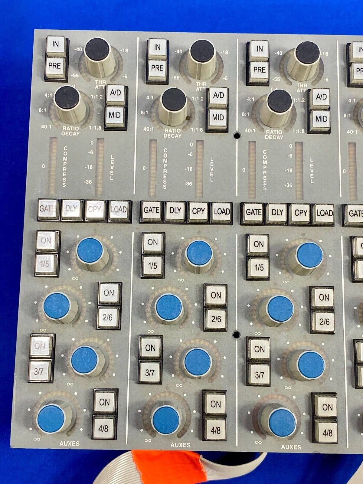 Aux Dynamics Tile from Solid State Logic Aysis Air + SSL A Series Console Mixer