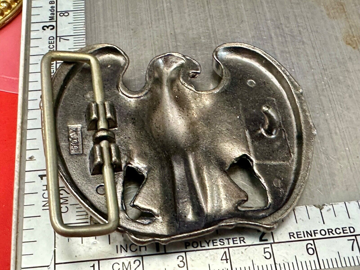 VINTAGE 1970'S IMPERIAL ROMAN EAGLE STYLE BELT BUCKLE IN BOX