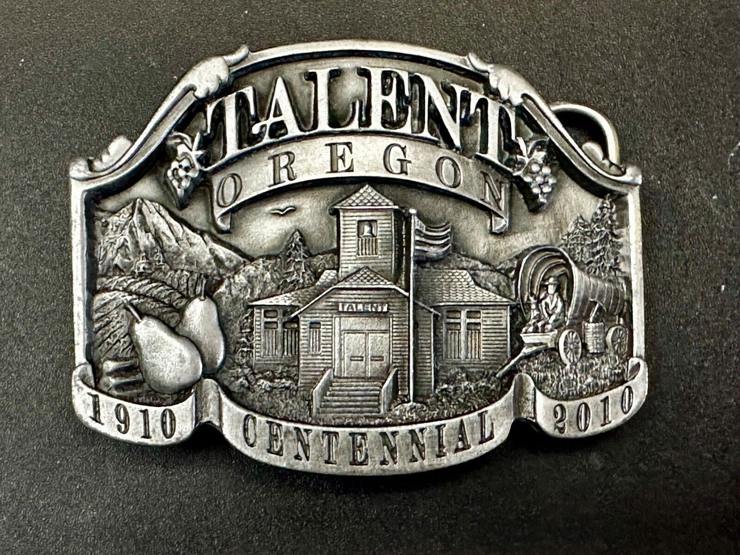Talent Oregon 2010 Centennial Celebration Belt Buckle by Dakota Sales