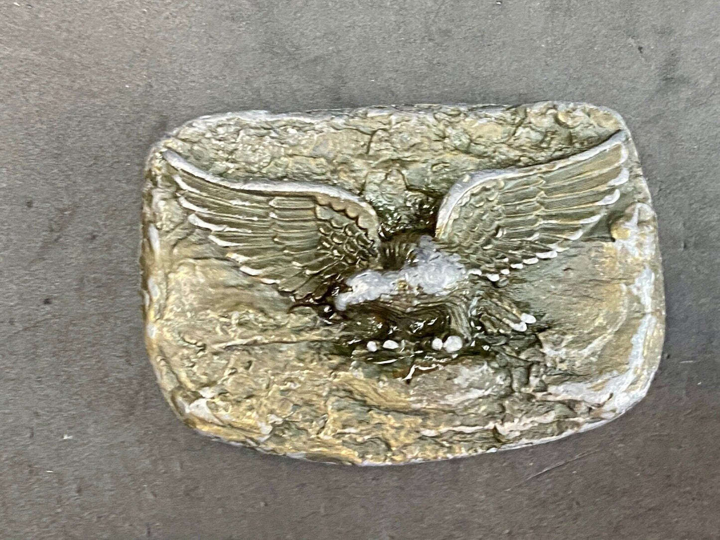 Vintage CRAFTSMAN BELT BUCKLE - AMERICAN EAGLE - Bouwerie Lane