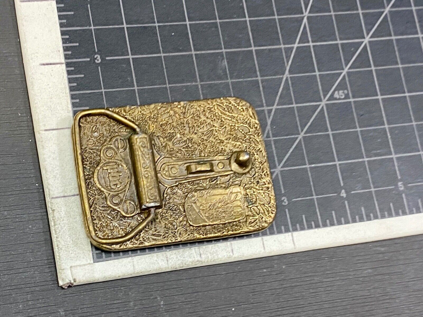 Bicentennial Liberty Bell 1776 American Belt Buckle - Hencel 1976 Mount View Ca
