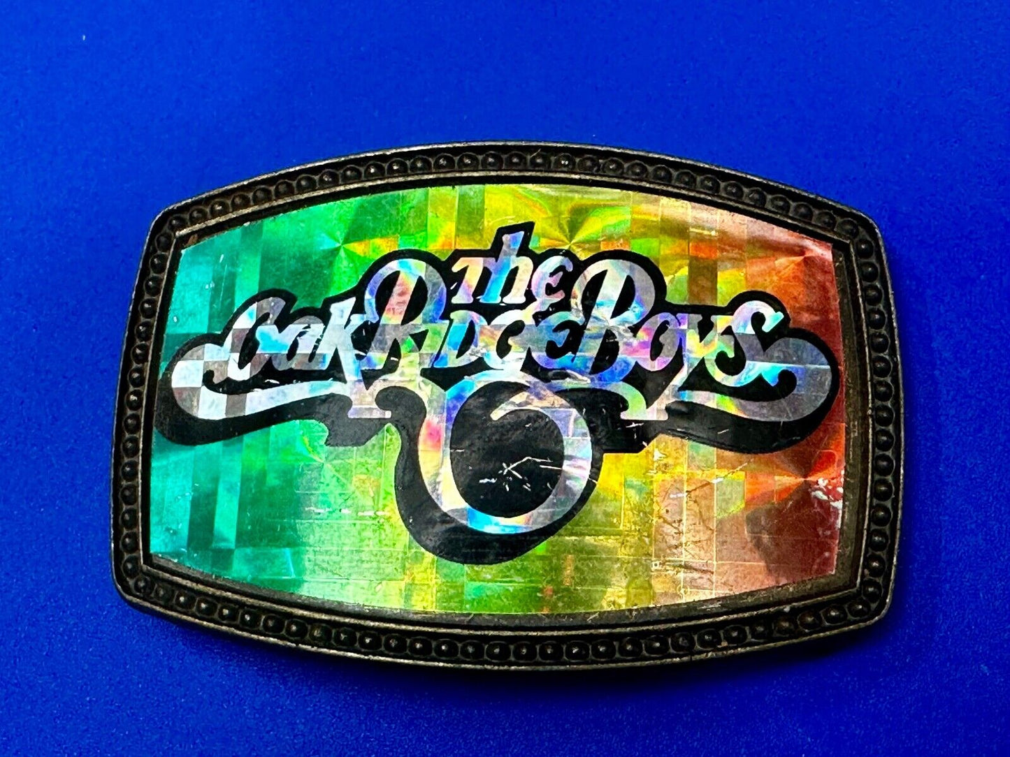 The Oak Ridge Boys - Music Band - Vintage Holographic Prism style Belt Buckle