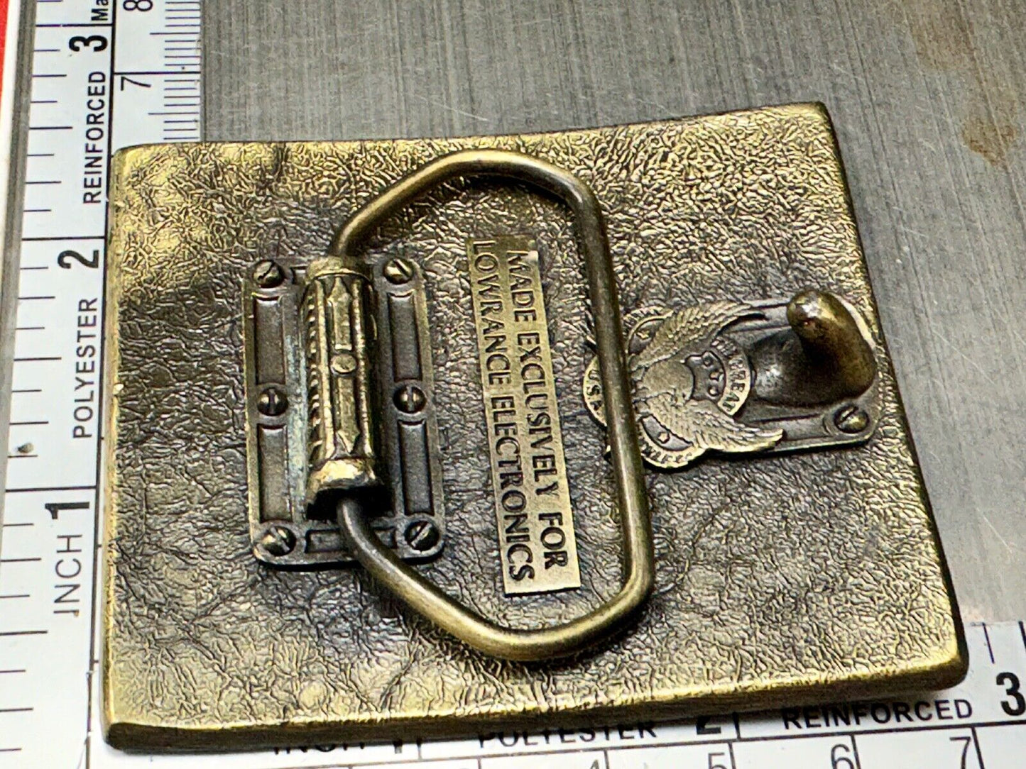1984 US Open -Western Bass Lawrence Electronics The Great American Belt Buckle