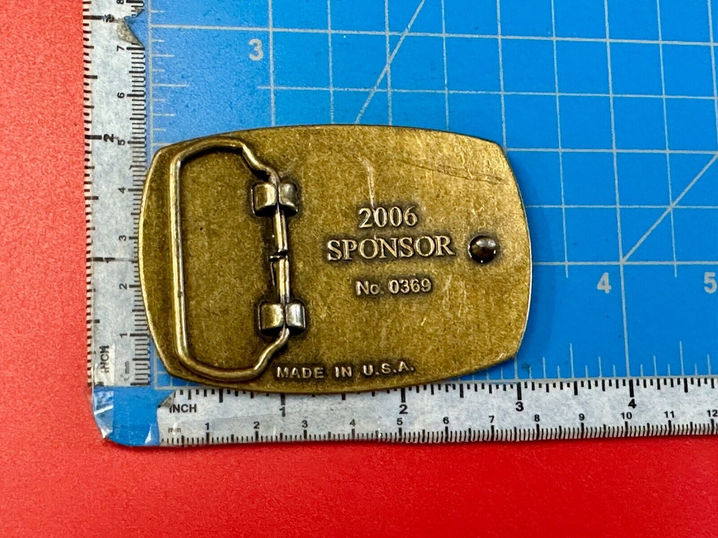 Their Courage Endures -American Veterans Disabled for Life Memorial Belt Buckle