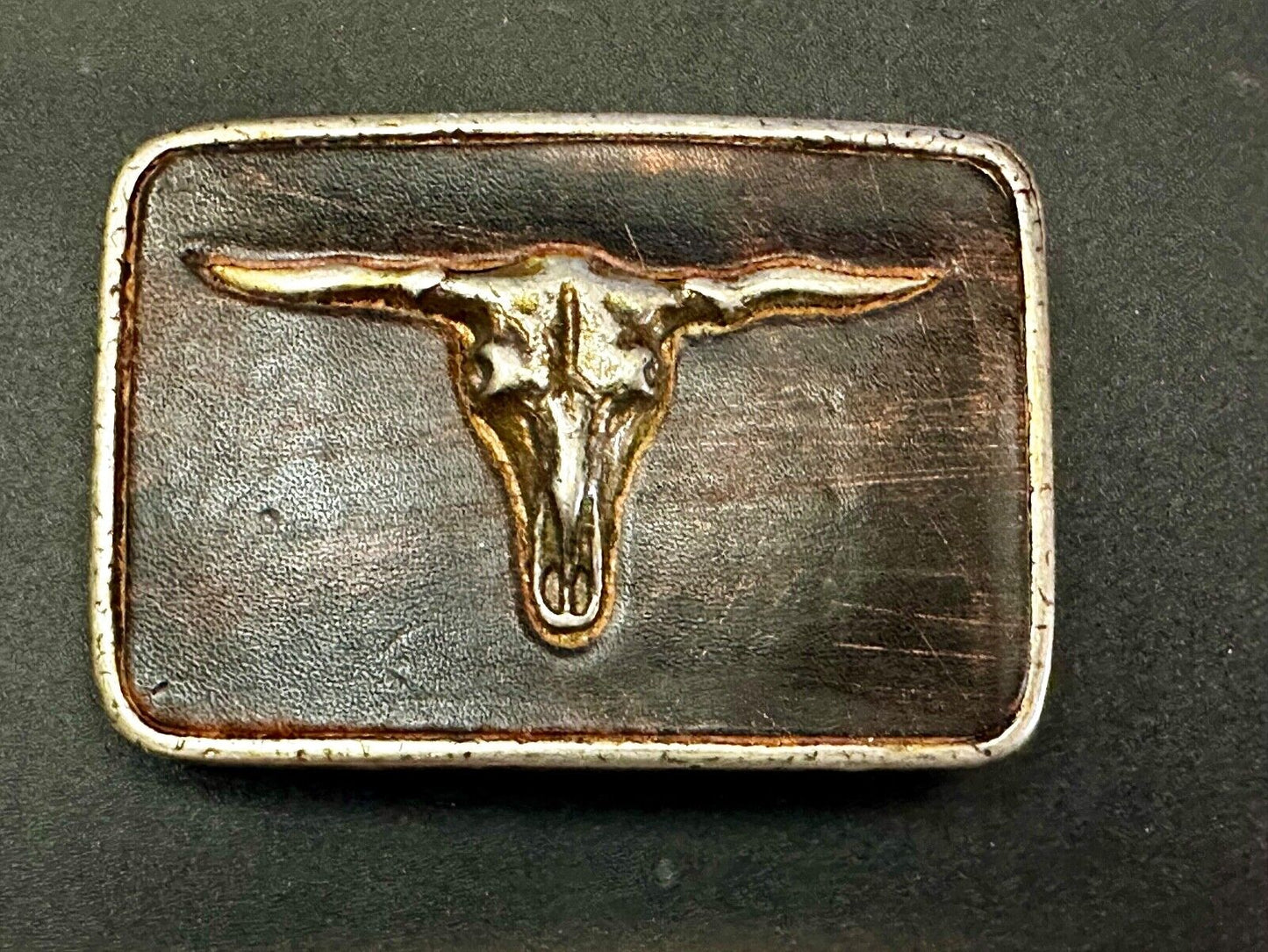 Texas Longhorn Vintage western Belt Buckle by BED STU Buckles Gotta Have em.