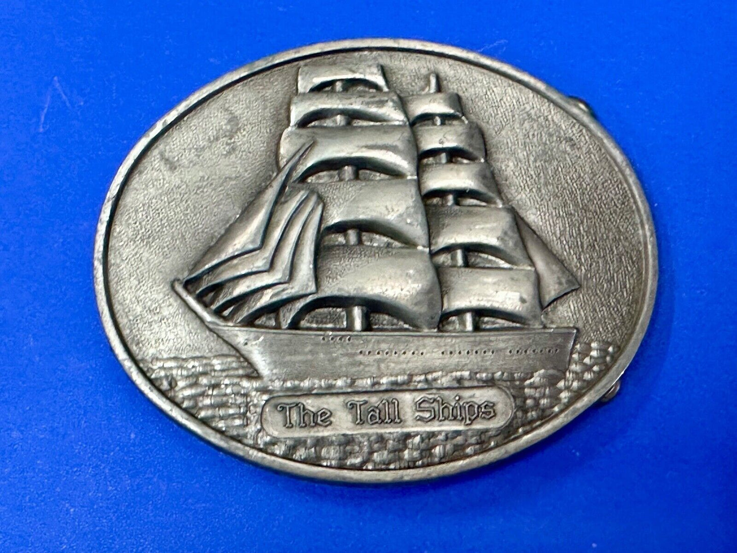 The Tall Ships Sailing Ship Boat Clipper Schooner Yacht Vintage belt buckle