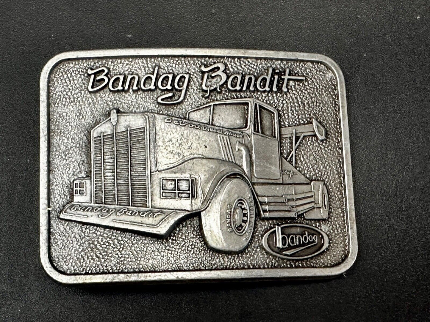 Bandag Bandit Vintage Kenworth Big Rig Trucking Semi Drivers Belt Buckle by RJ