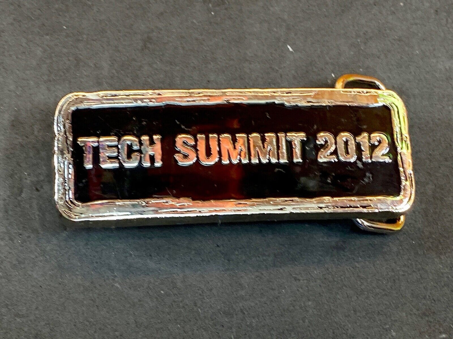 Technology Tech Summit convention advertisement 2012 belt buckle by pinpros