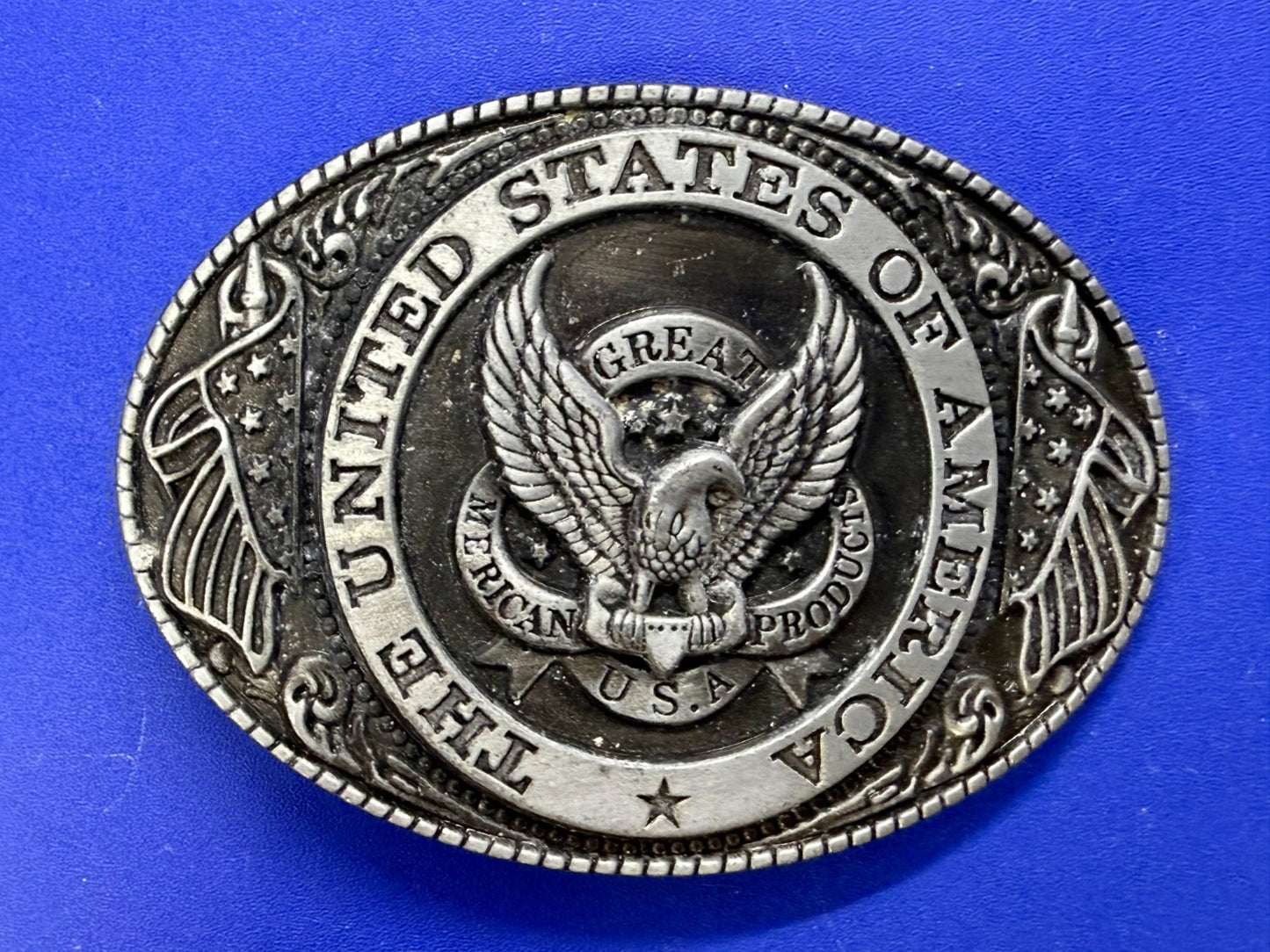 The United States Of America Vintage The Great American Belt Buckle Company