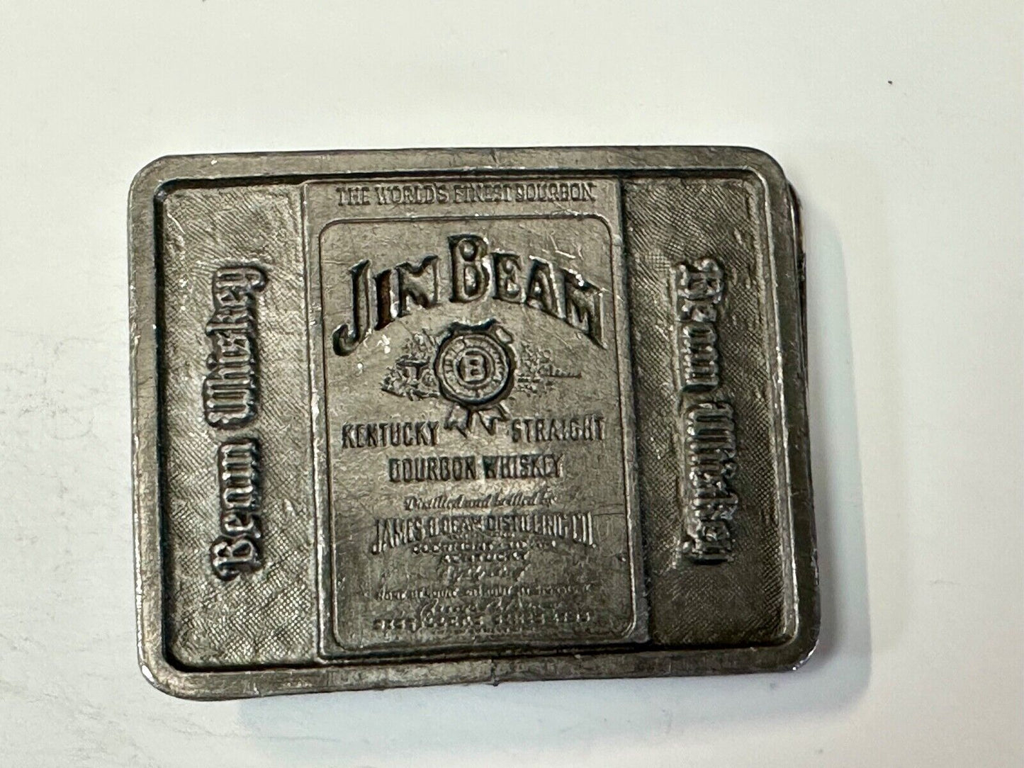 Beam Whiskey - Different Promo Kentucky Straight Bourbon Metal Belt Buckle