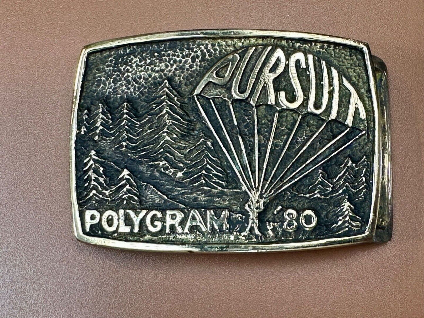 The Pursuit of DB Cooper Polygram 1980 Movie Cast Collectable Gift belt buckle