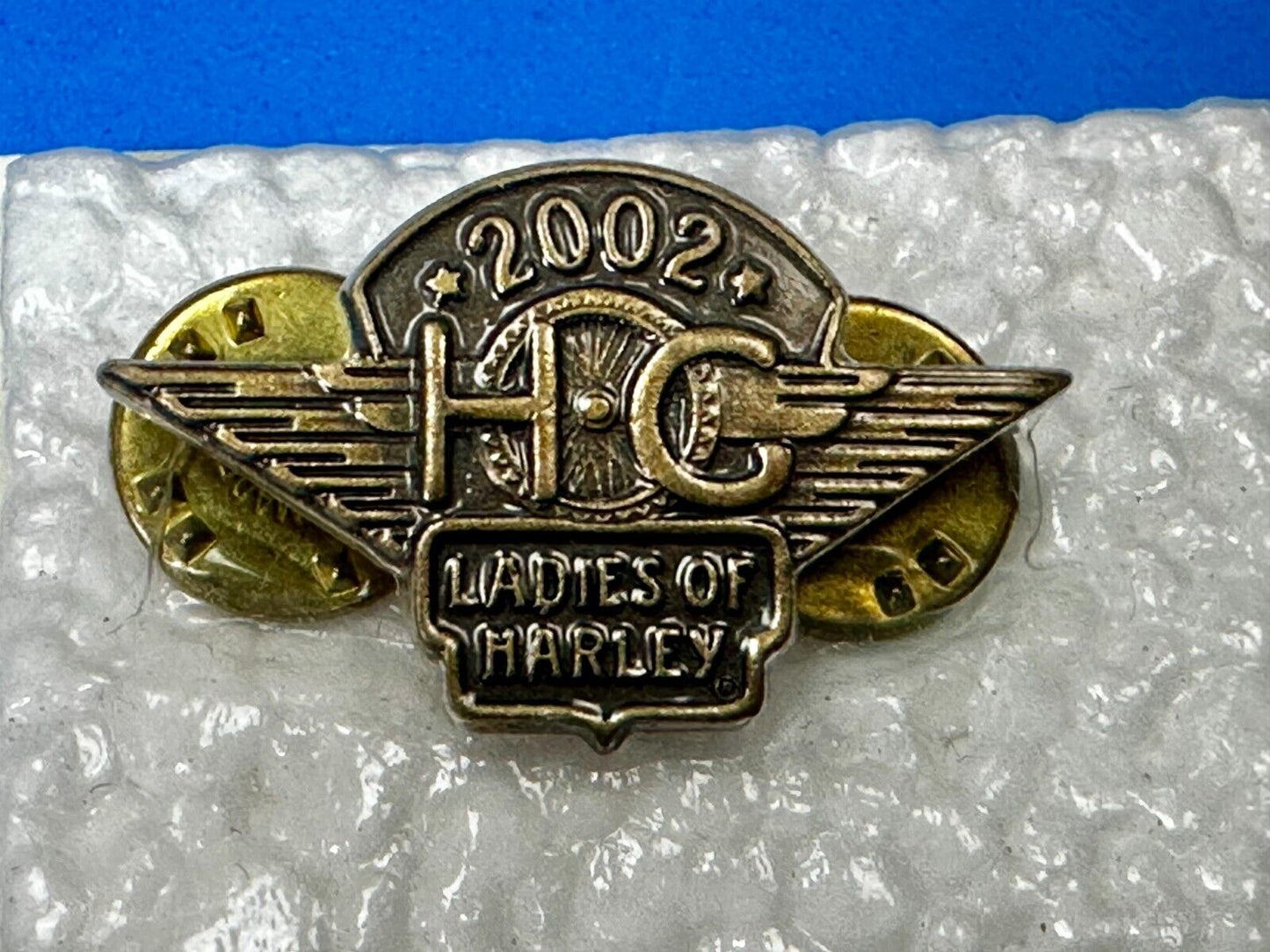 2002 Ladies of Harley Davidson Owners Group HOG Pin for Jacket or Vest