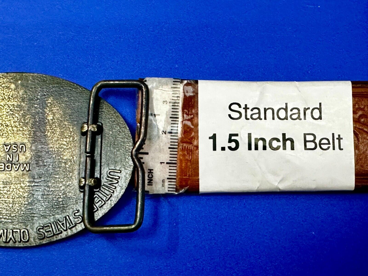 1984 USA Olympics Los Angeles California Vintage Commemorative Belt Buckle