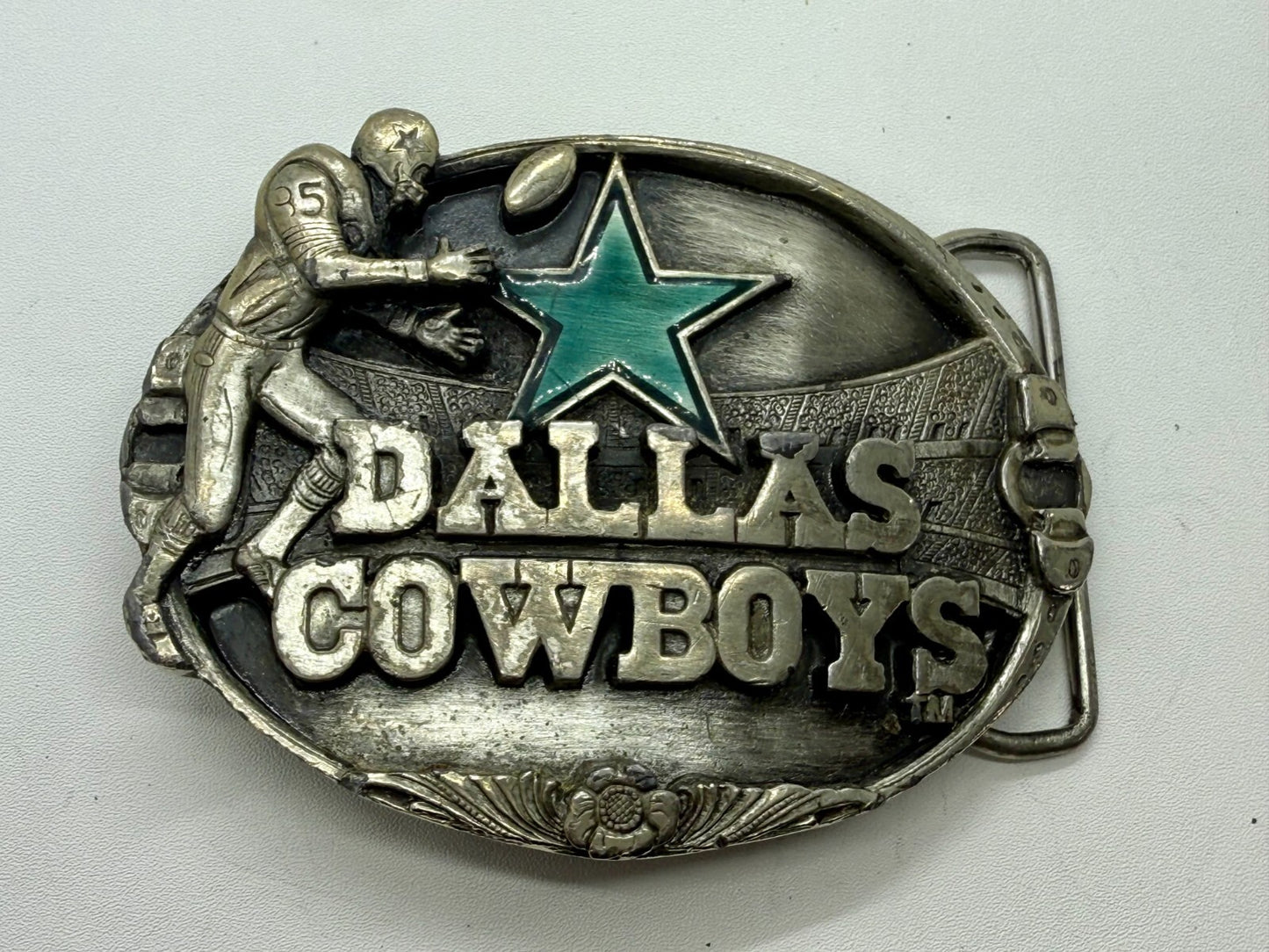 The Dallas Cowboys American Football Team Sports Fan Siskiyou Vtg. Belt Buckle
