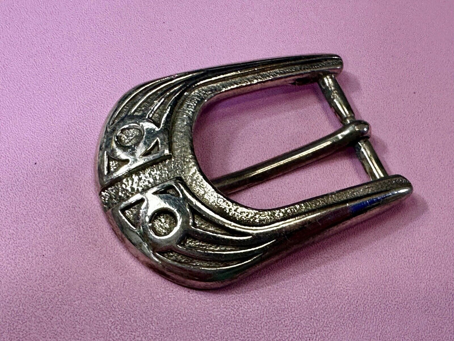 Vintage 90’s Ranger Style Silver Tone Replacement Western Humphreys Belt Buckle