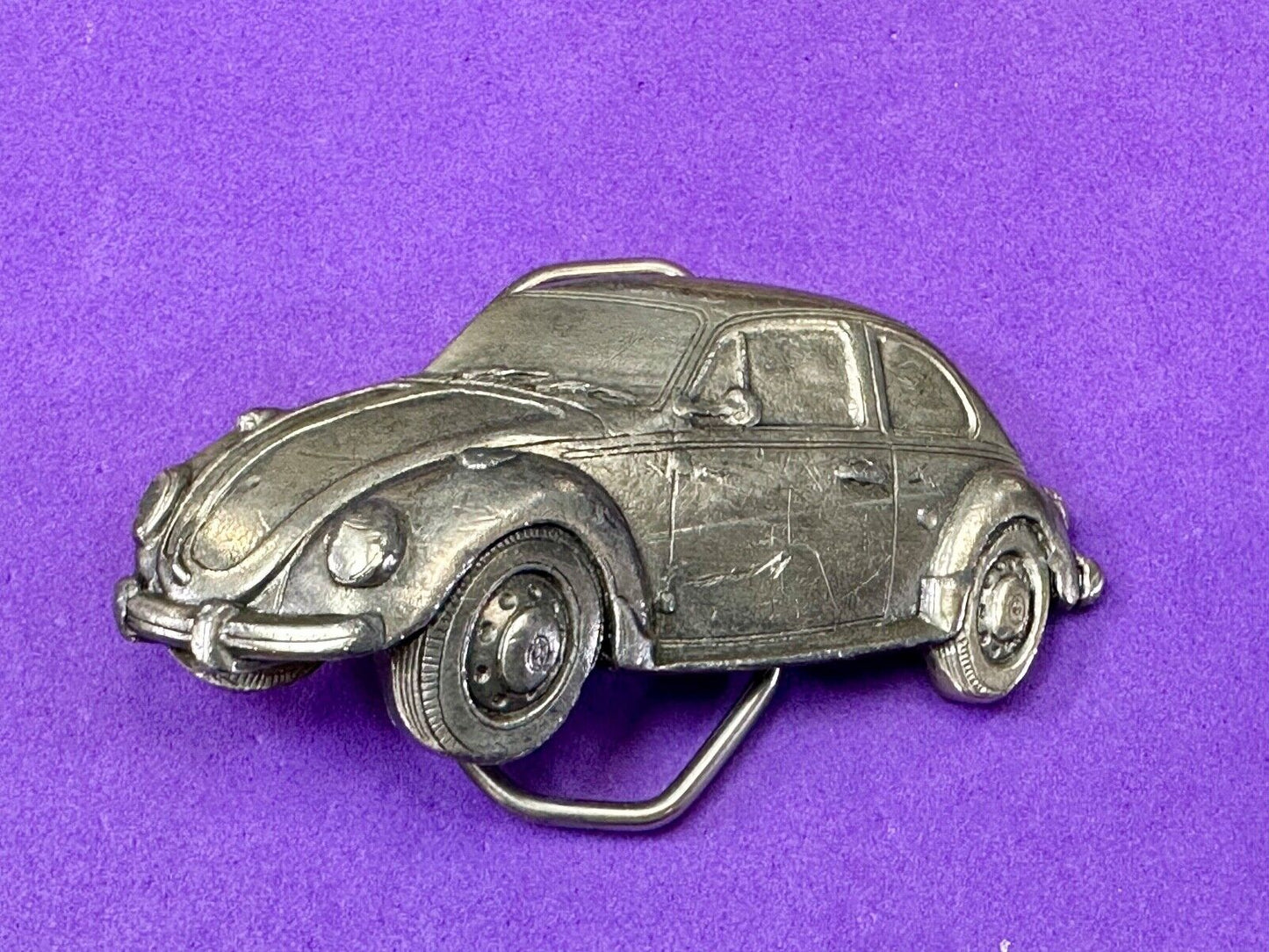 1990 VW Volkswagen Bug Car Auto Collectors Dealers Great American belt buckle Co