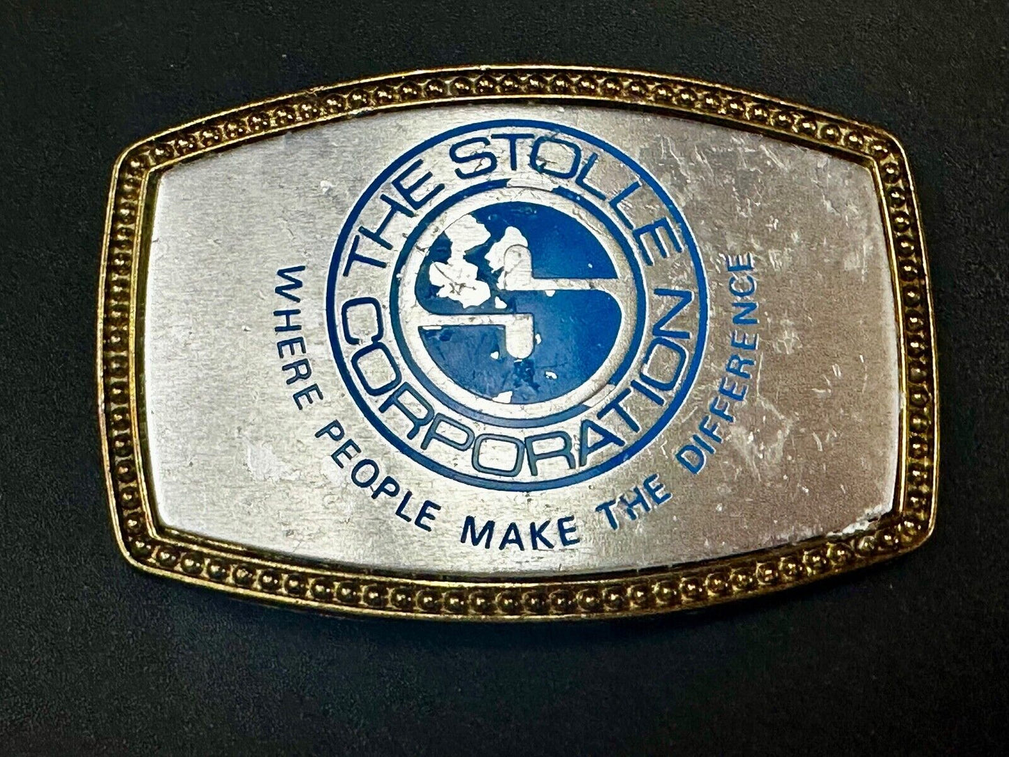 The Stolle Corporation Where People Make The Difference Alumaline Belt Buckle