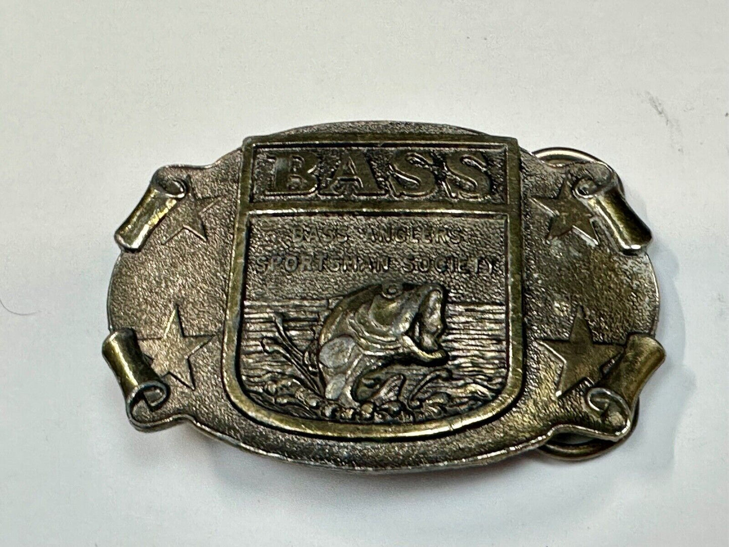 BASS Fishing Anglers Sportsman's Society Club 0 Great American Belt buckle Co