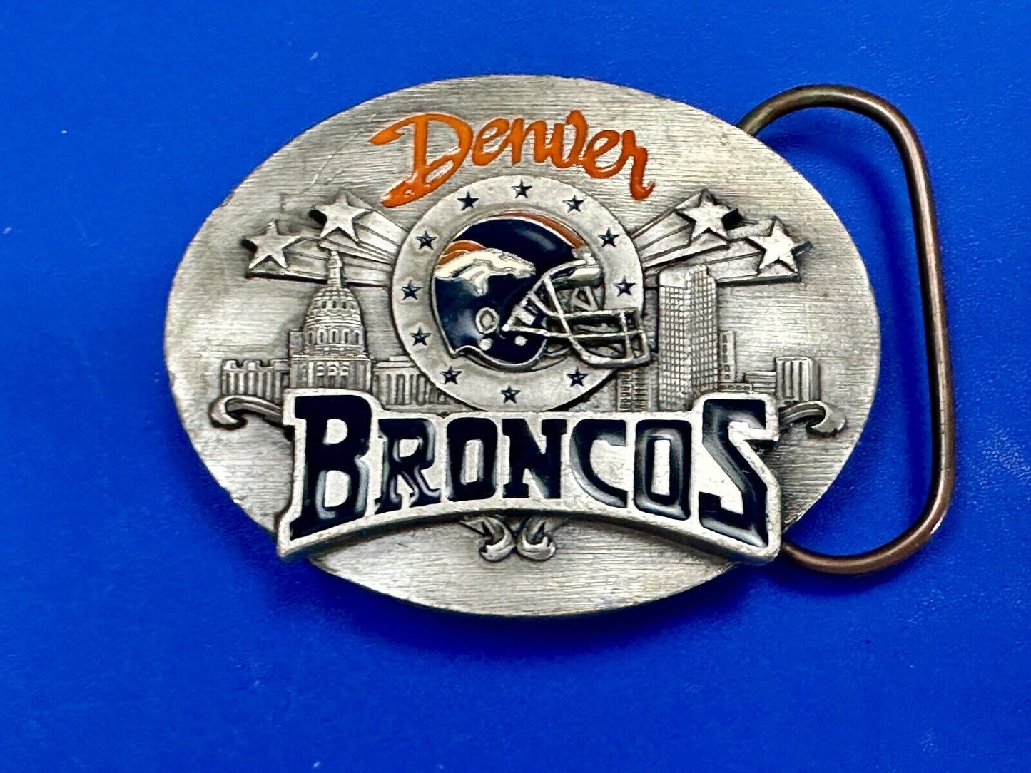 THE Denver Broncos - Most NFL Wins of the 1990's commemorative belt buckle