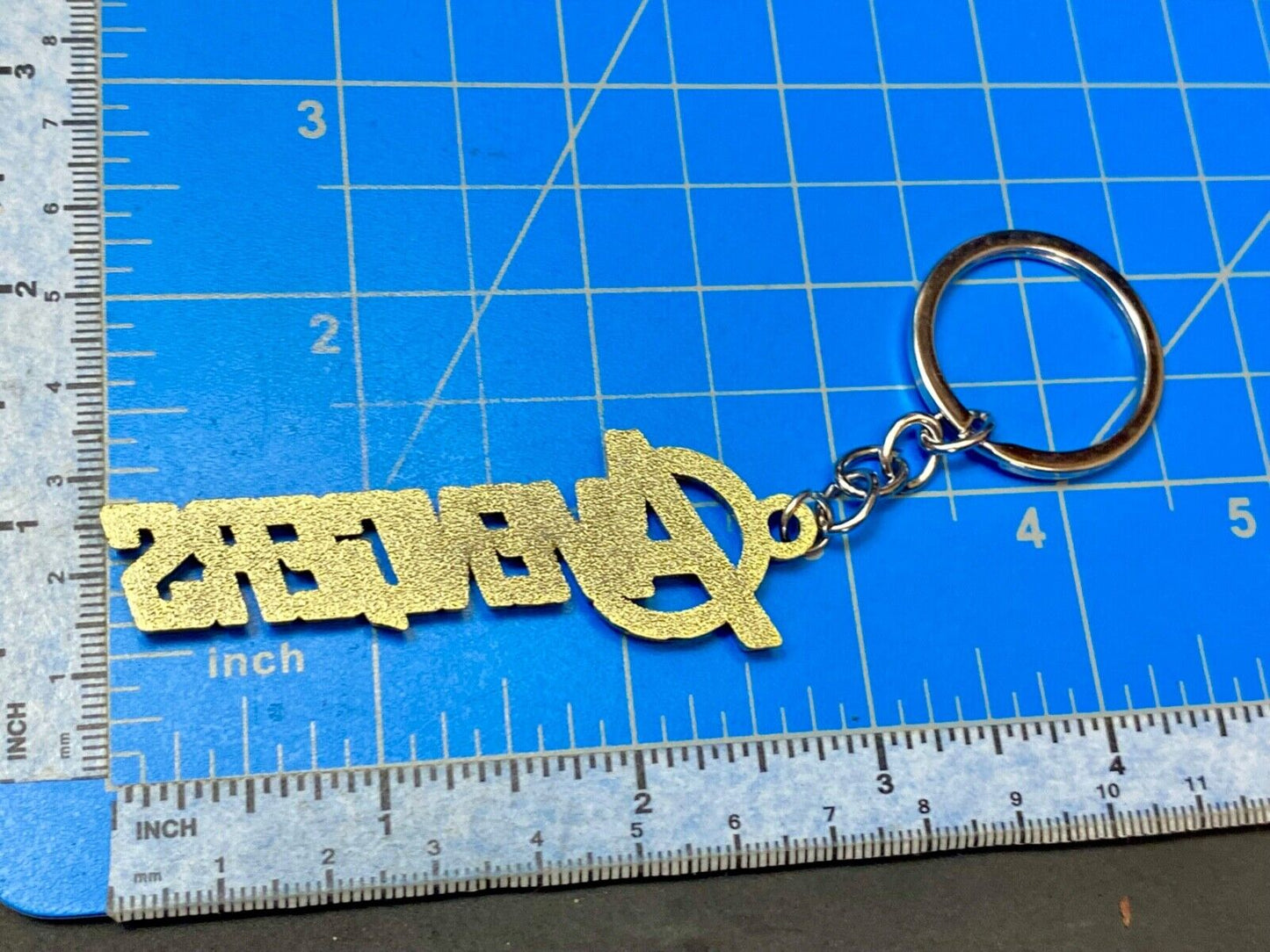 The Avengers word spelled out Keychain - Key Ring Chain