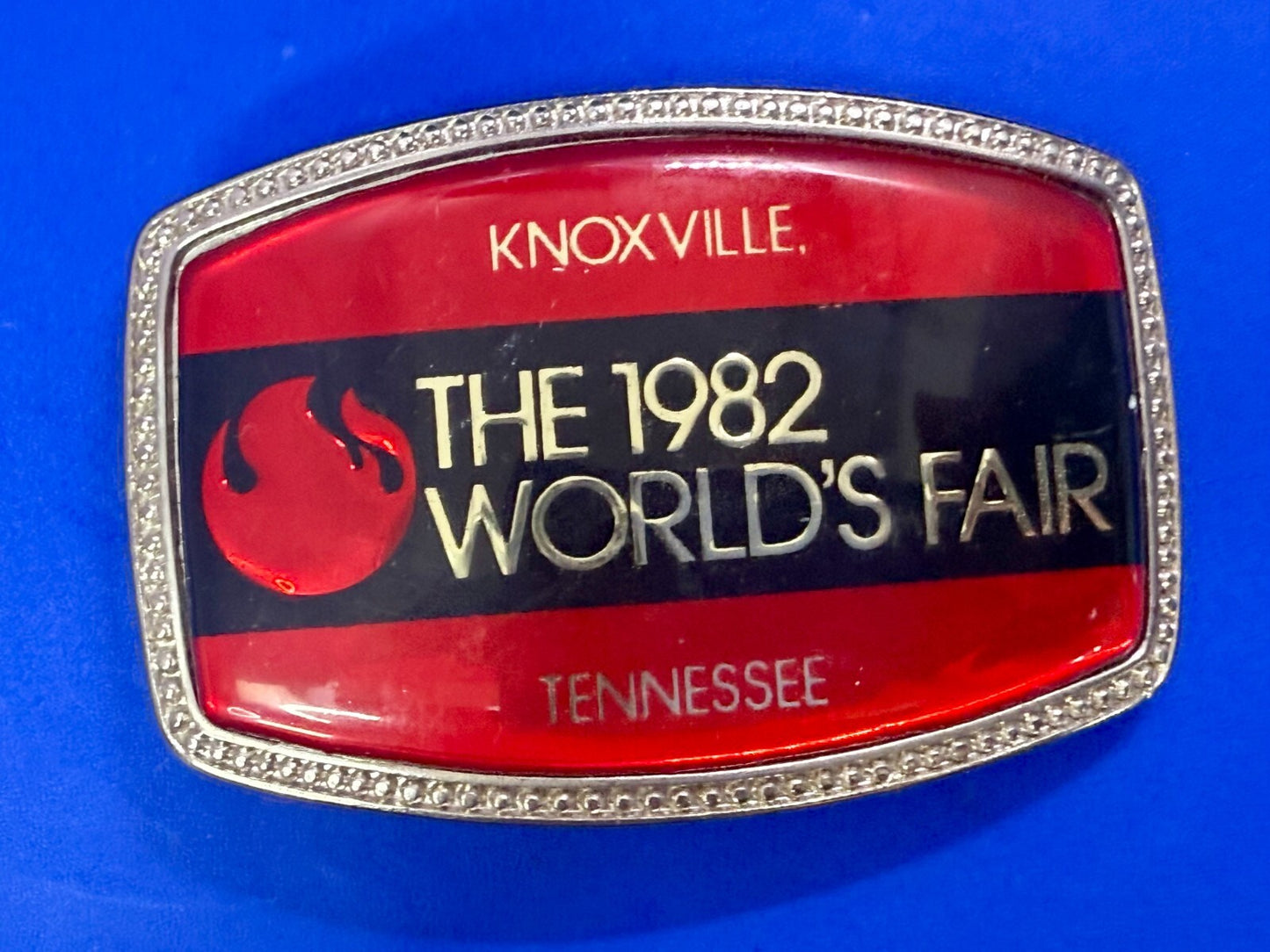 The 1982 World's Fair Knoxville Tennessee State Commemorative Belt Buckle