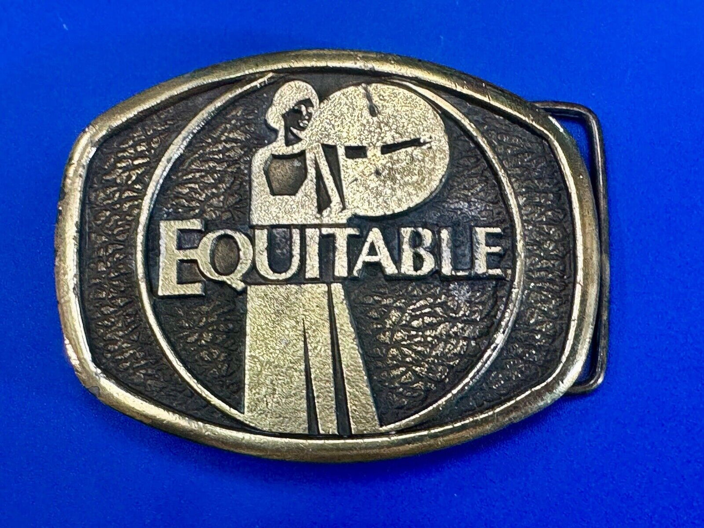 Vintage Belt Buckle Deco Equitable by Wyoming Studio Art Works