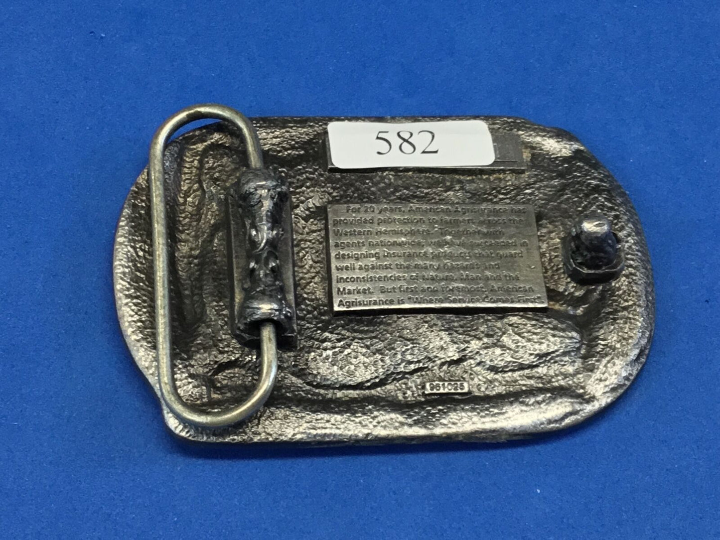 20 years since 1976 - American Agrisurance Inc. - belt buckle