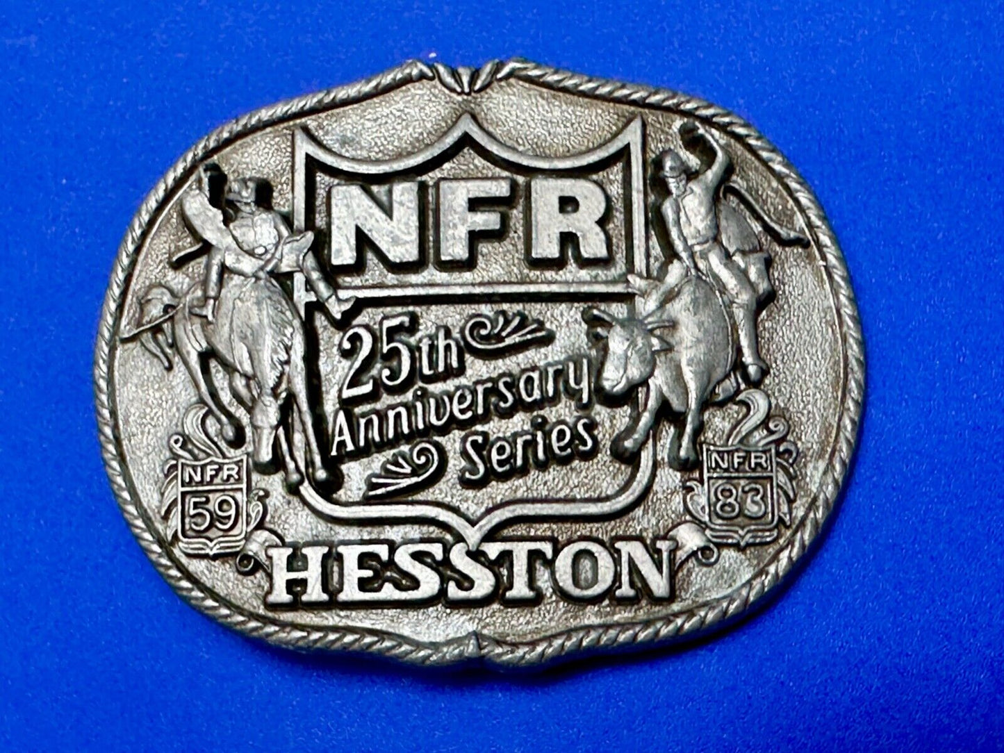 25th Anniversary Series NFR National Finals Rodeo First Edition belt buckle