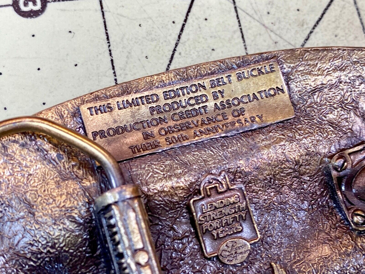 The First Pca Loan Belt Buckle - Lending And Strength Production Credit Assn.