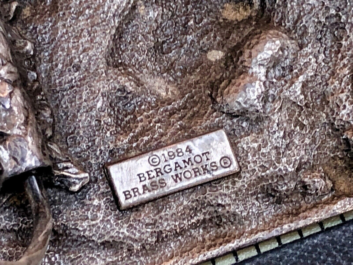 Vintage 1984 Bergamot Belt Buckle Bass jumping off the buckle!