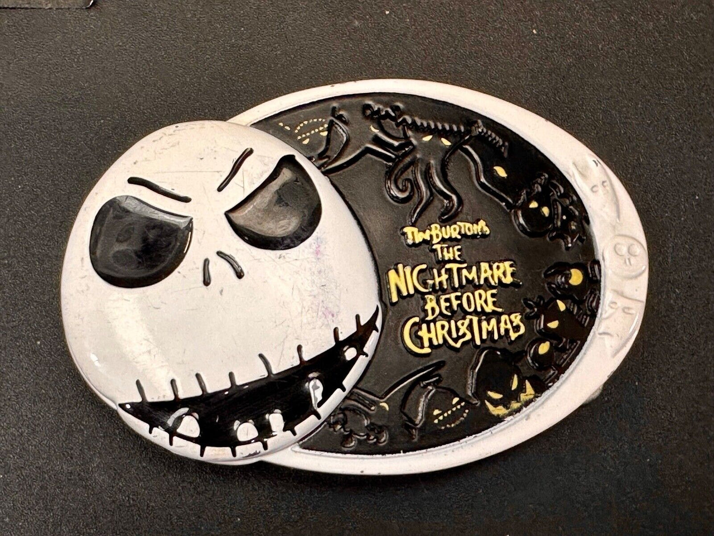 Tim Burtons Disney The Nightmare Before Christmas belt buckle