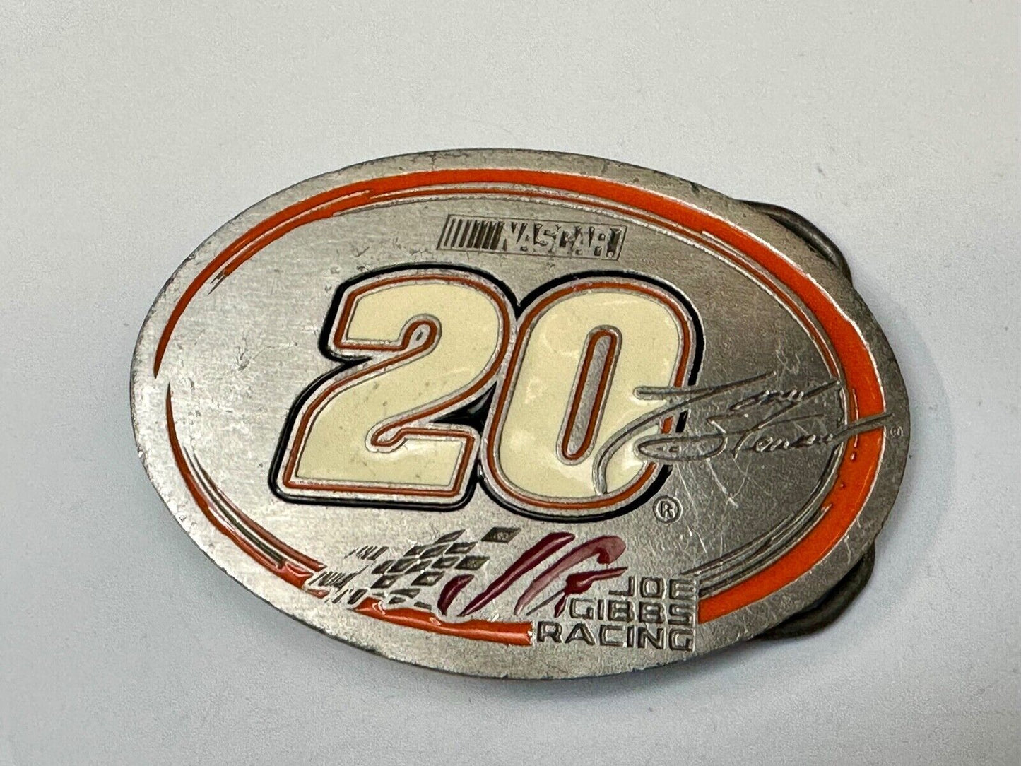 20 Tony Stewart Nascar 2001 Licensed Great American Products Gibbs Belt Buckle